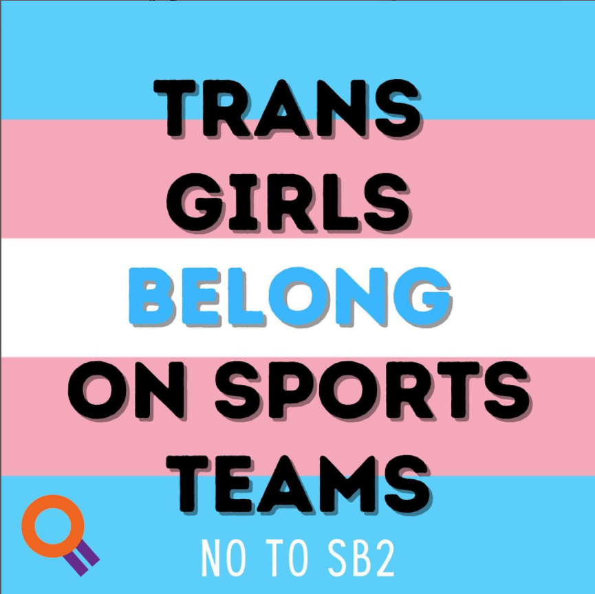 okeq's tweet photo. SB2 is targeting transgender girls and women in sports. This bill is harmful, dangerous, and unfortunately on its way to the Governor's desk for signing. 

Call the Governor at 405.521.2342 and urge him not to sign SB2. #oklahoma #tulsa #lgbt https://t.co/KK2R8Q9Rpb