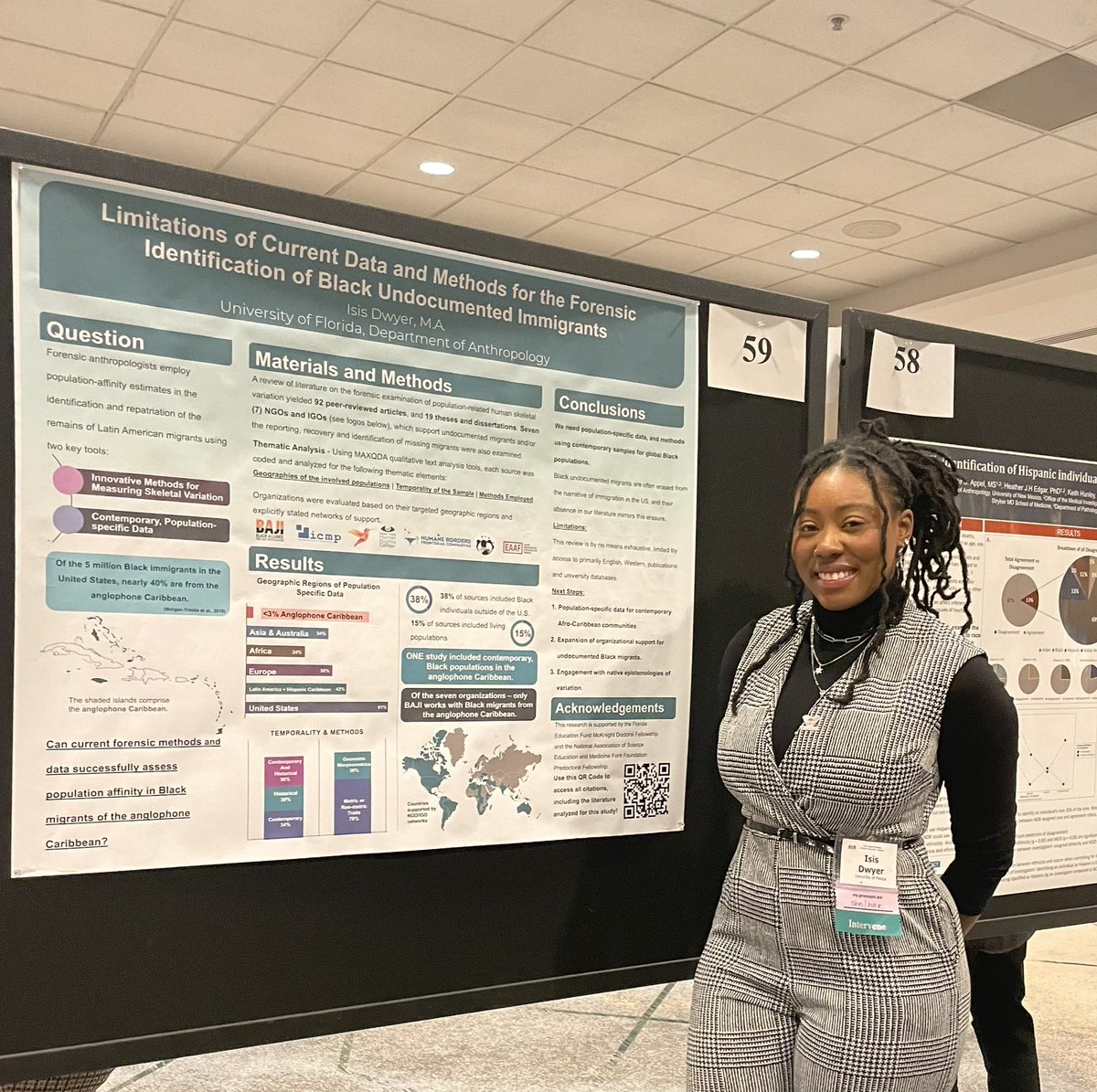 RumandResearch's tweet photo. first and last poster at #AABA2022 because I have no idea how I’m going to top this.

thank you to everyone who stopped by and to Student Programs for putting a battery in my back with this award! https://t.co/XoIZ9JDpLv