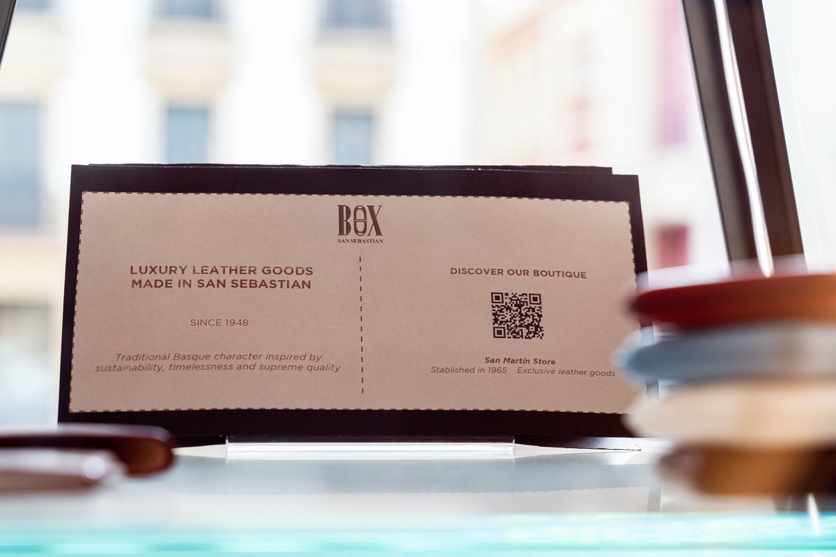 Luxury leather goods made in Donostia, by @boxsansebastian , available at #LasalaPlazaHotel