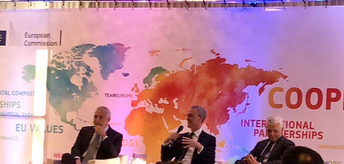 Happy to open the #CooperationDays with <a href="/KoenDoens/">Koen Doens</a> and Maciej Popowski this morning. Exchanges with colleagues from 🇪🇺 Delegations around are vital to best calibrate our engagement with our partners. Nothing can replace knowledge from the field!