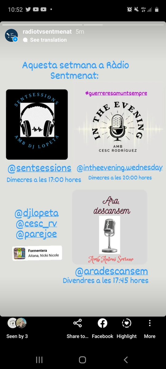 Aquesta setmana a Ràdio Sentmenat: