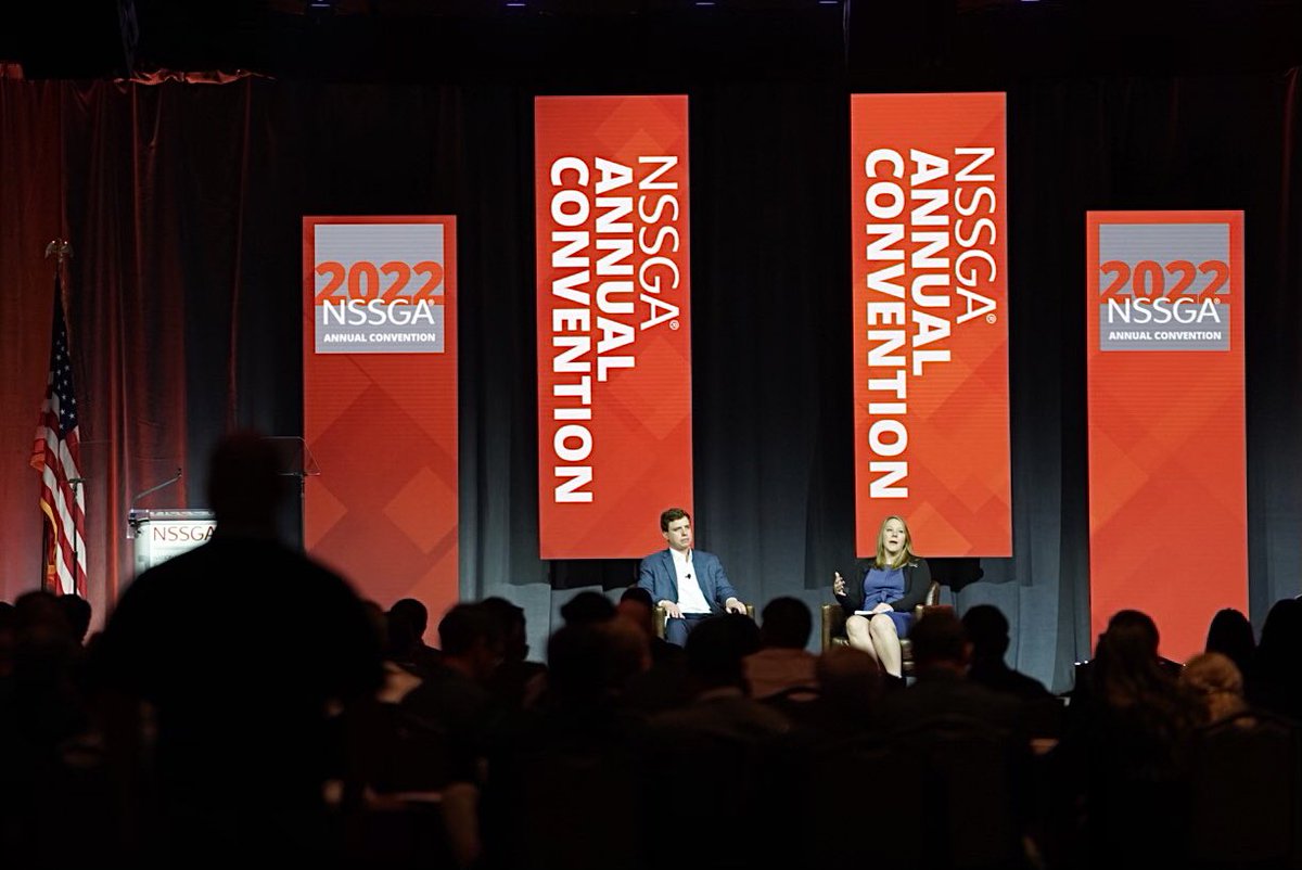 To get us started on the first morning of Annual Convention members of the NSSGA advocacy team provided an important policy update on #infrastructure implementation and action in Washington. #RocksBuildAmerica