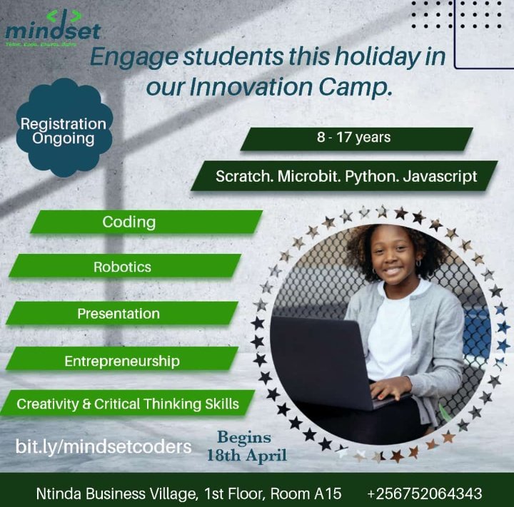 ShebaAyinza's tweet image. What makes innovative thinking happen.... l think it&apos;s really a mindset.
Join @coding_mindset this holiday by registering bit.ly/mindsetcoders  

#coding #codingforkids
