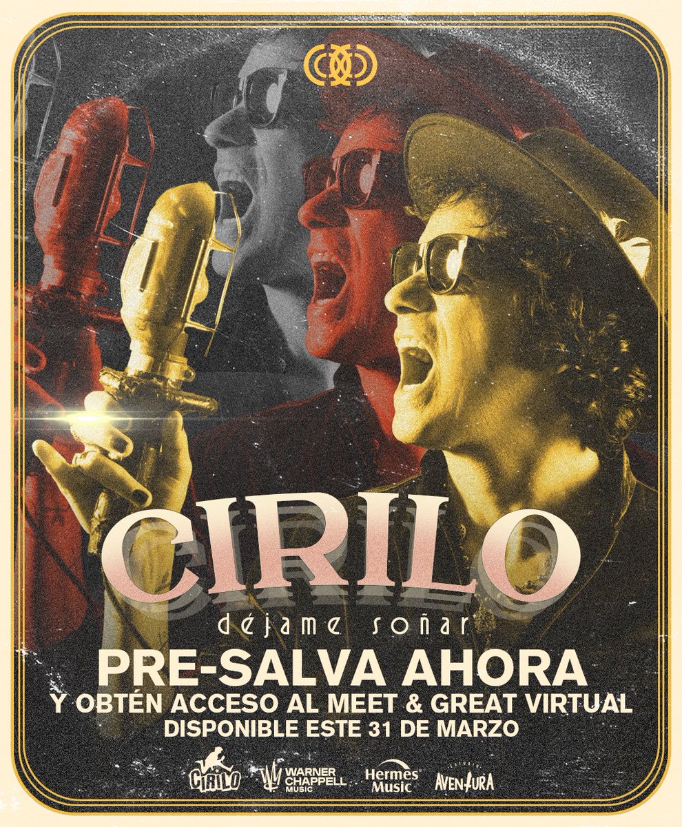 CiriloMusic's tweet photo. 🤙 https://t.co/QkWf6l44IB 
👇👇👇👇
Preguarda ya "Déjame Soñar" y podrás obtener acceso para un #MeetandGreat virtual con un servidor 😎🎸🎶 https://t.co/z25xLGWAKe
