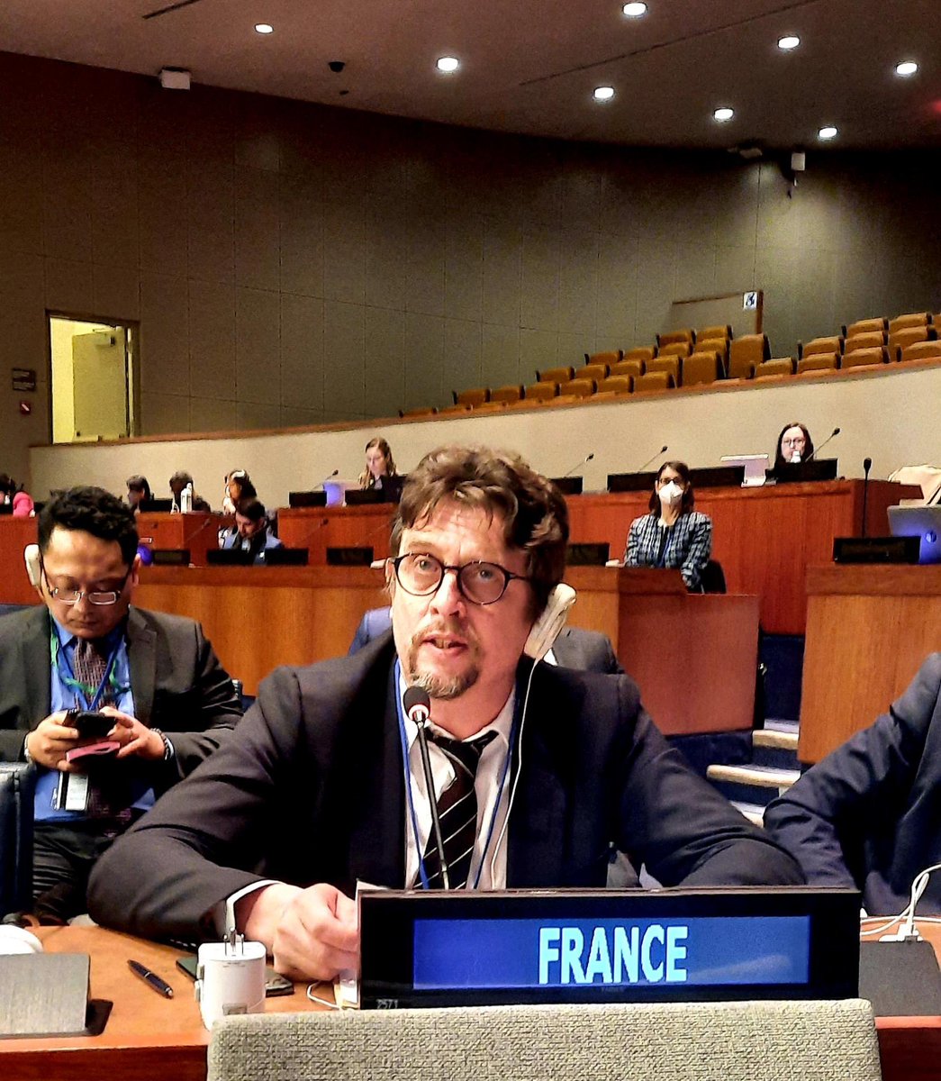 #UnCyberOEWG sur la sécurité dans le cyberespace.
La France condamne l’agression injustifiée de l’#Ukraine par la Russie et appelle en particulier à la fin des cyberattaques et des campagnes de désinformation.