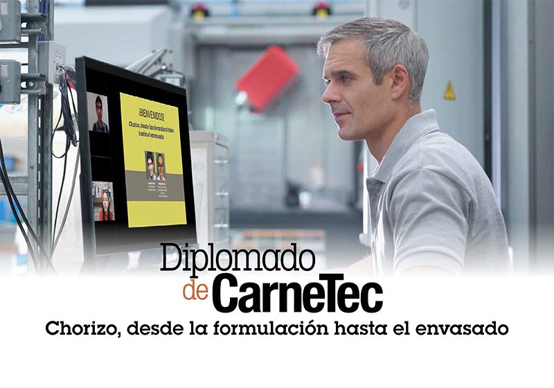 CarneTec's tweet image. ¡Forme parte del Diplomado virtual de CarneTec!
Tema: Chorizo, desde la formulación hasta el envasado
Hora: 10:00 horas CDT
Módulo: 1
Fecha: 19/4/2022

Participe en los siete módulos por solo US$ 350 dólares. 
Inscríbase: bit.ly/35kzAF0
Más info: asulluchuco@carnetec.com