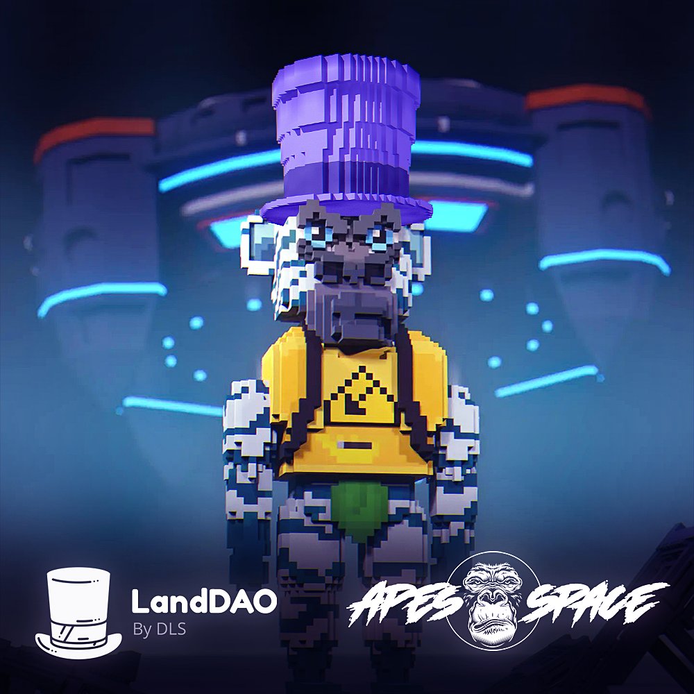 LandTrust_so's tweet photo. A massive welcome to our new friend @ApesofSpace_nft 🙈

👀 Land-owning holders of Apes of Space will be added to the Welcomelist and we are also giving away 3000 $LAND to their Discord Community. 

To enter:
- Follow @LandDAO_ &amp; @ApesofSpace_nft 
- Like &amp; RT this post https://t.co/nRH42bkEt3