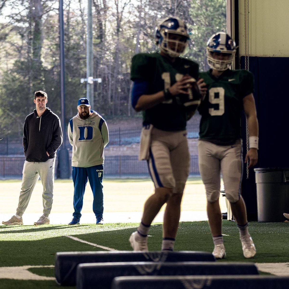 Always great to get <a href="/Daniel_Jones10/">Daniel Jones</a> back in Durham!

#BLEEDBLUE