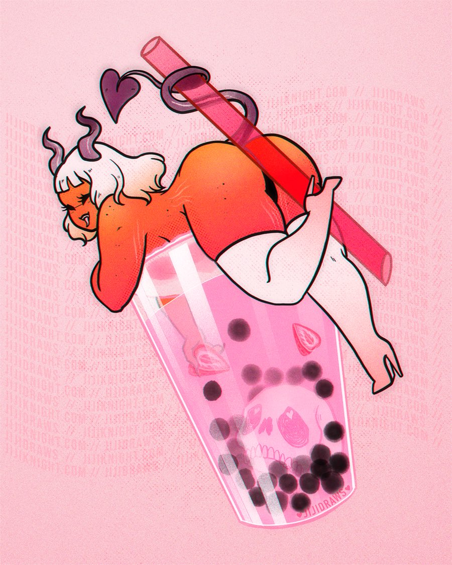 jijiknight's tweet image. Hi #VisibleWomen! I am Jiji. ♡
I’m a body positive pinup illustrator with a taste for mixing the cute and macabre.