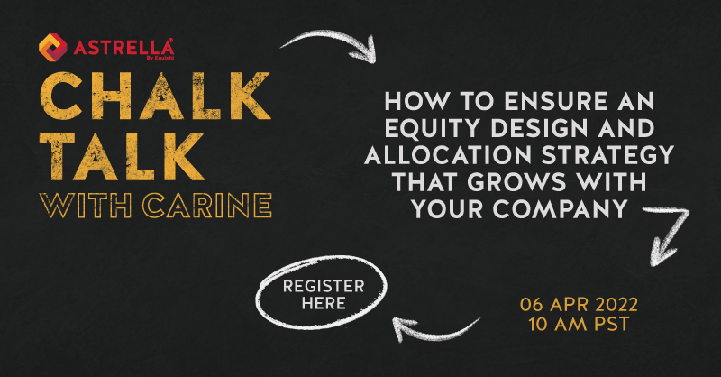 AstrellaHQ's tweet photo. Register for @AstrellaHQ's webinar with @Carineschneider on implementing employee equity compensation programs on 2022Apr06 at 10am PT/12pm CT/1pm ET/5pm GMT! Guests incl. @Georgianai from @instacart &amp; Jon Burg from @InfiniteEquity.

Register here: https://t.co/JtowGu2Um3 https://t.co/TC2JCnUcbV