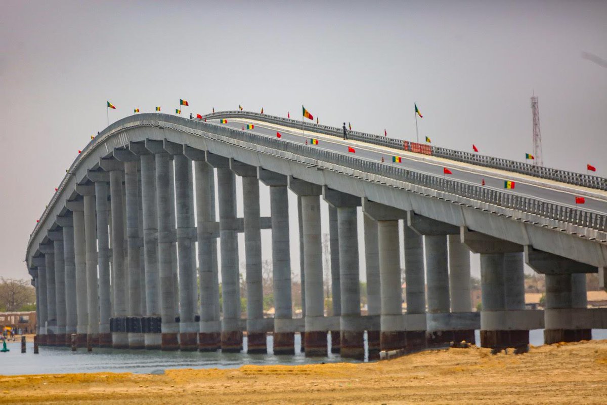 The Nelson Mandela Bridge in Senegal was financed by the Chinese not your favourite War mongers