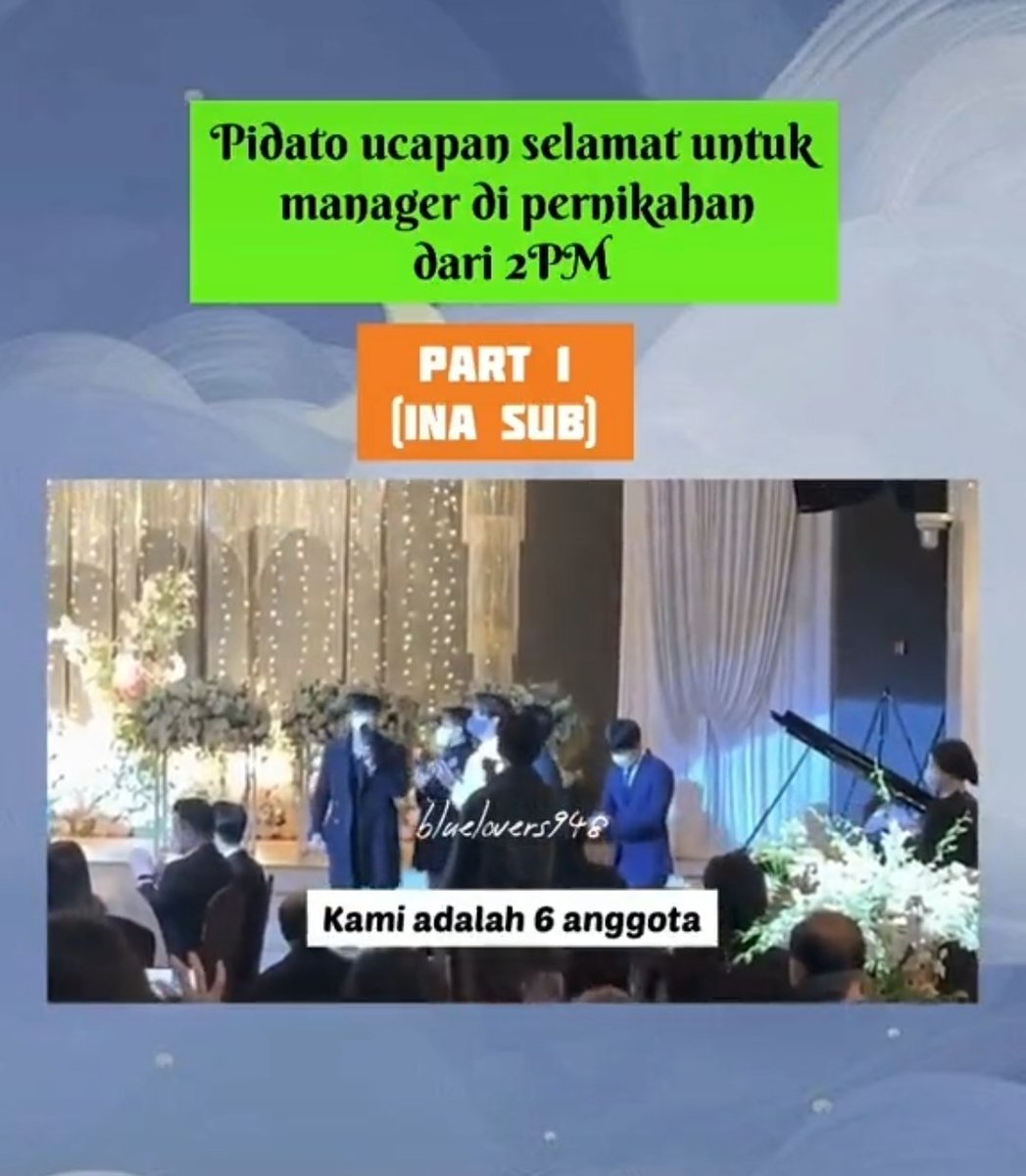 Gladyzkhun's tweet photo. Di setiap 2PM datang ke acara pernikahan &amp; kalau ada member yang ga datang, salah satu dari member akan menjelaskan, kalau mereka adalah 2PM yang mempunyai 6 member 😂

Udah kyk pacar yang posesif banget, selalu harus menjelaskan ke semua orang kalau 2PM itu adalah 6 🤭 https://t.co/aV26qcVAHH