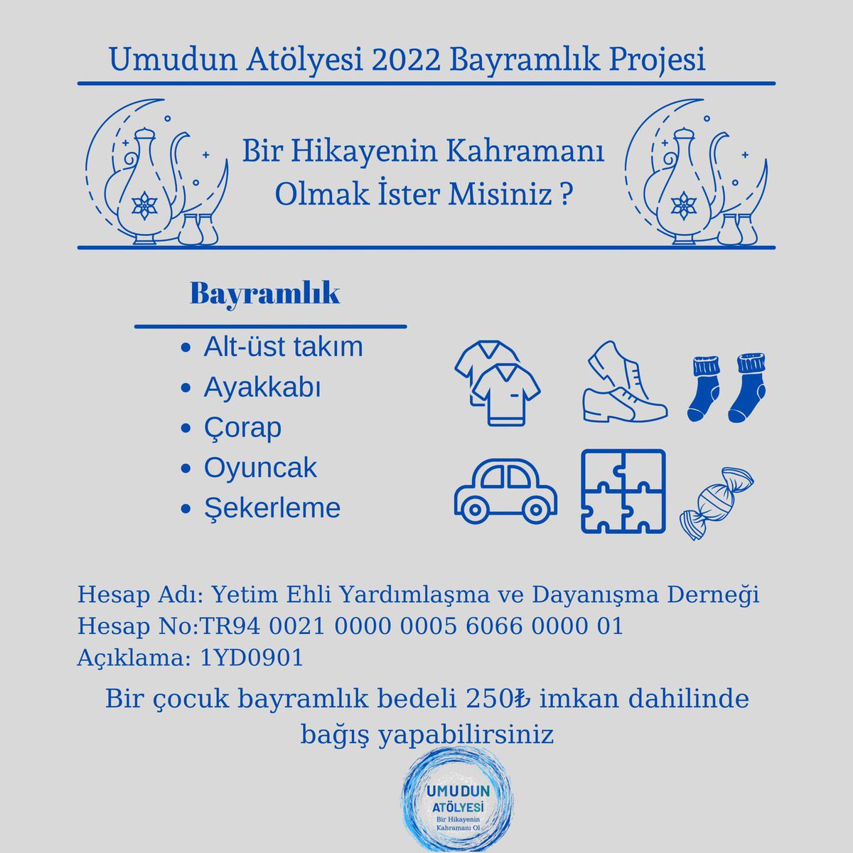 11 ayın sultanı #Ramazan  ayına sayılı günler kaldı.Sizler de imkan dahilinde bağış yaparak bu hayra ortak olabilirsiniz 💙

#RamazanGeliyor