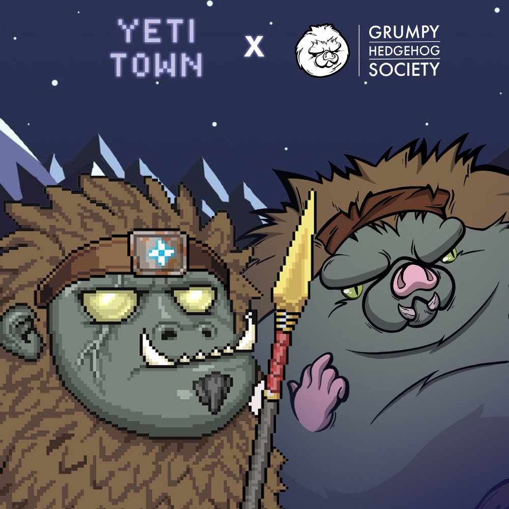 YetiTownNFT's tweet photo. 🏔️ Yeti Town x GHS🦔

We have been invited into the GHS Clubhouse!🏠🦔

Our friends at GHS have offered us 3 WL spots, and access to their Private Discord!🎁

1️⃣ Follow @ghsnftofficial + @yetitownnft
2️⃣Tag 3 friends
3️⃣Join their Discord:https://t.co/368HMhjrEj 

You have 24hrs!⏳ https://t.co/gmqT4w4H2e