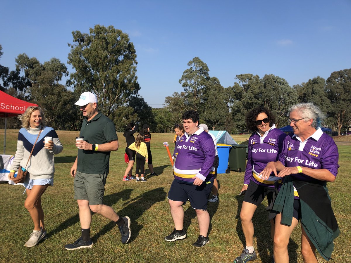 Mon4Kooyong's tweet photo. So proud of the Hawthorn/Boroondara community for making @CancerVic's Relay for Life such a huge success on Saturday!
Beautiful weather, fitness and fun... recognising and honouring all of those touched by cancer, and raising funds for research, prevention and support services. https://t.co/EMvZgRsFsC