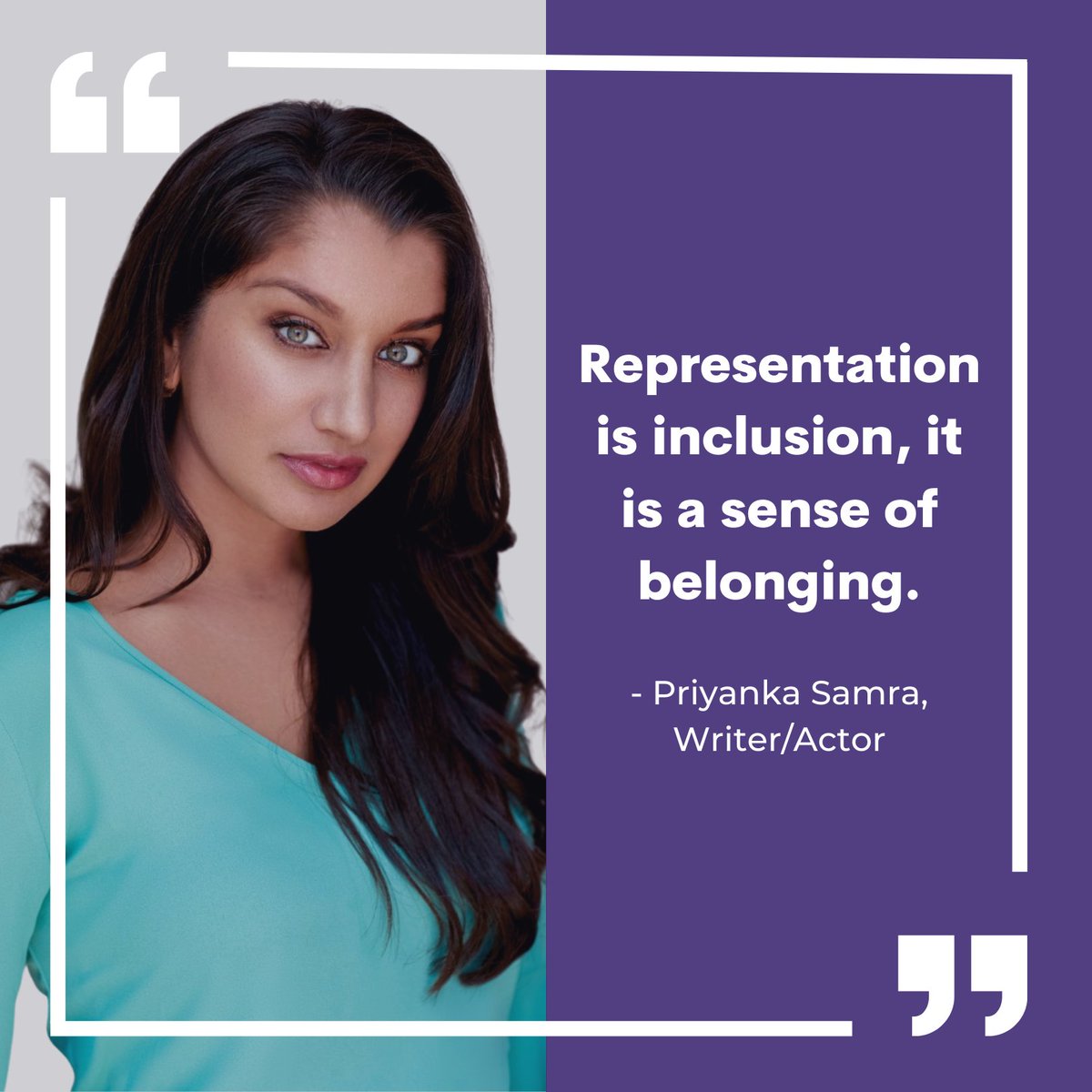 watchcpics's tweet photo. "Representation is inclusion, it is a sense of belonging. Aside from our vibrant culture, there are so many stories in the South Asian community that are swept under the rug." https://t.co/aLPDJrjVqP