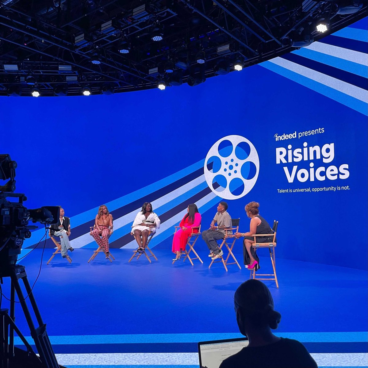 HangarFour's tweet photo. We produced and secured talent for @Indeed's Rising Voices initiative. This amazing conversation spotlighted an A-list group of women discussing the power of opportunity in Hollywood. 🎥
Watch Episode 1 here: https://t.co/96opjq0geP https://t.co/OKGxy4YIlz