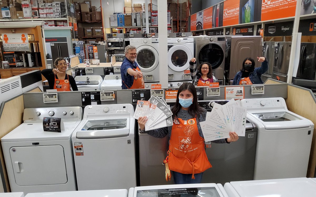 📢  Marvelous job!!!! By Araceli @Homedepot <a href="/665Hd/">Victorville 665 HD</a> for Driving <a href="/RainSoft/">RainSoft</a> Appliance Longevity Sales that equals 941 shopping carts pushed out in 2 mins 💰💵💰💵💰  Awesome Customer Service #TrendingOrange #Homerawards