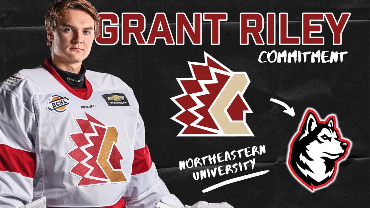 NEWS: Grant Riley Commits to Northeastern University

"We couldn’t have asked for a better person and teammate this season. He has given us everything he has and it will be exciting to watch him develop."

🔗chilliwackchiefs.net/grant-riley-co…