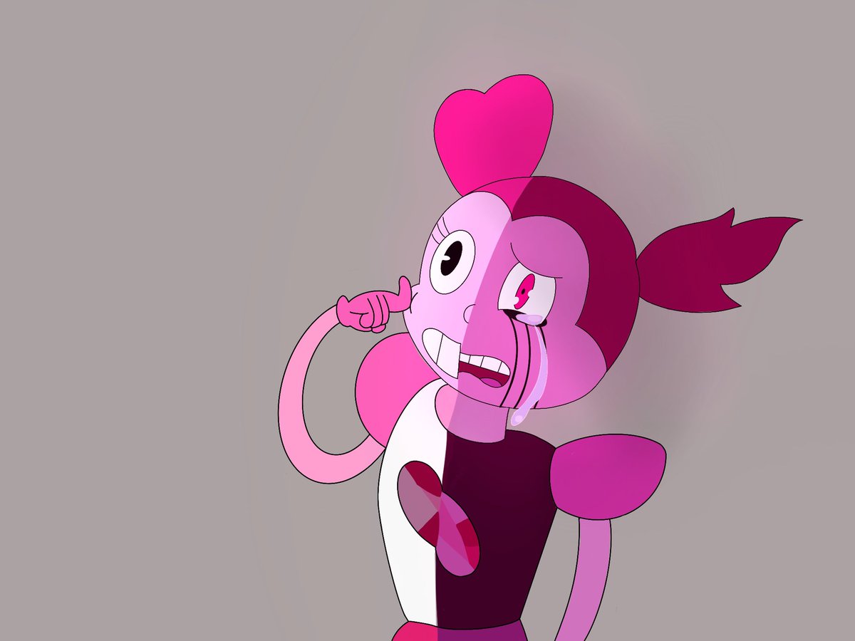 ✨((Also, I’m sorry for not being able to talk everyone, I have now accessed the account on my tablet and I wanted to share something I have been working on for awhile now! This is a vent post as well a drawing of Spinel I’m working on now! Oop gotta go get pizza now peace!))