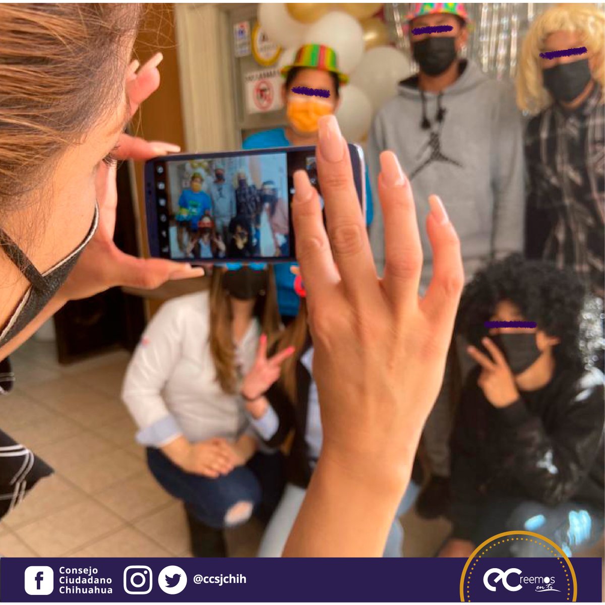 CCSJ_Chih's tweet photo. Les compartimos fotos de nuestra graduación del Taller de Crecimiento Humano del día de hoy. 
¡Felicidades, chicos! Estamos orgullosos de ustedes 🤗 https://t.co/YSEfn8Tofh