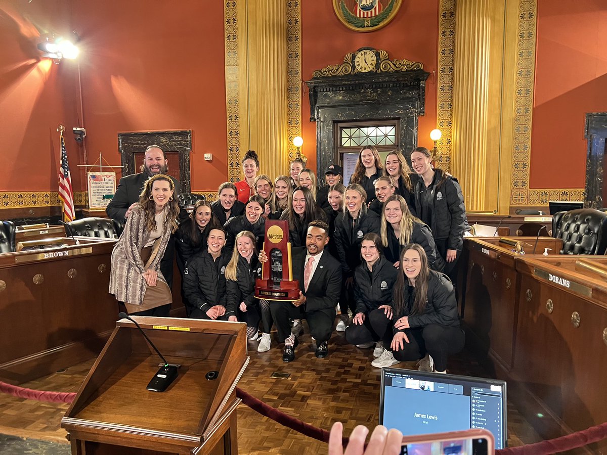 The champs are in the house tonight!

This evening, Council is honoring <a href="/OhioStateWHKY/">Ohio State Women's Hockey</a> for their national championship. Congrats to them!