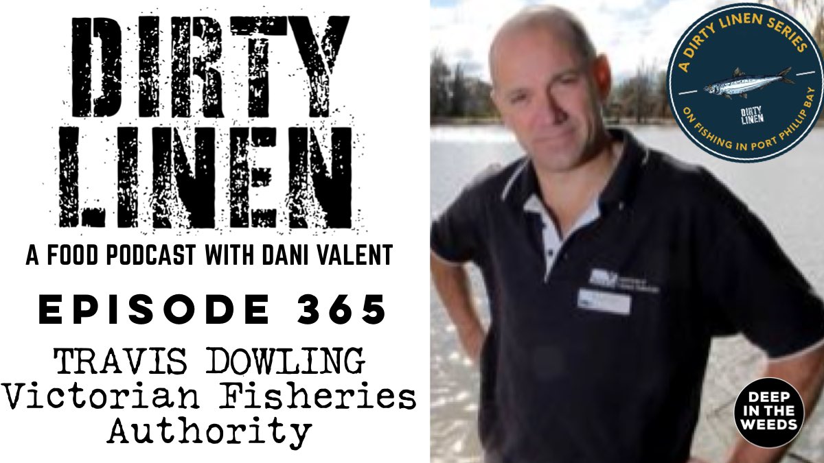 We're still splashing around in Port Phillip Bay talking seafood. Our guest today is Travis Dowling, CEO of the Victorian Fisheries Authority as we  attempt to get behind the bureaucratese to talk about the issues and influences on fishing in Victoria.
👉linktr.ee/DirtyLinenPodc…