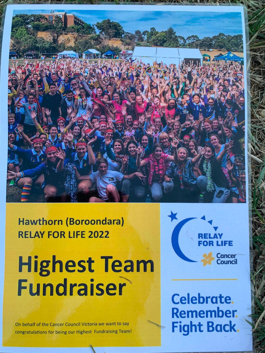 Mon4Kooyong's tweet photo. Thanks to the #TeamMon walkers and our wonderful supporters who raised $39,926 for this important annual charity event.
It was a real buzz to accept the award for highest team fundraiser by #TedBaillieu.
Looking forward to Relay For Life 2023! https://t.co/dKk69lCjLH