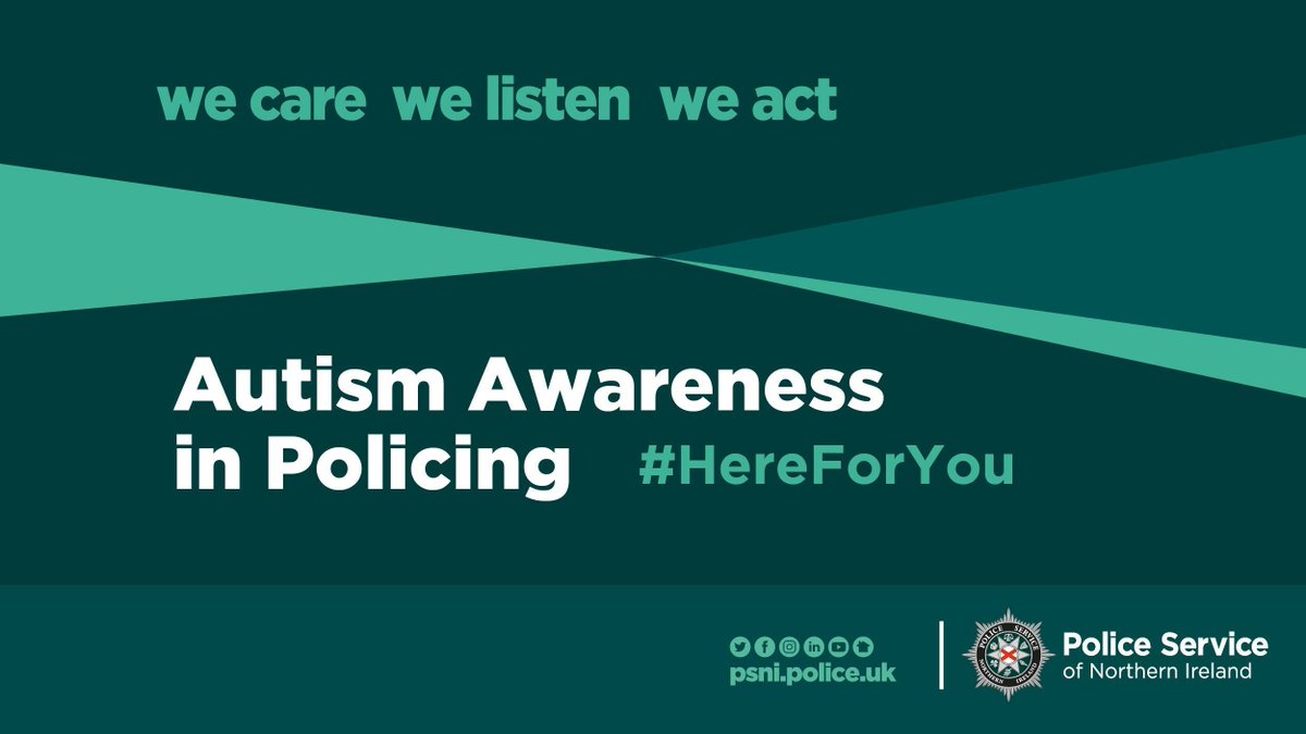 PoliceCollegeNI's tweet photo. This week is World Autism Awareness Week and we are working with Autism NI to #StandUpForAutism and #BeKindToDifferentMinds. https://t.co/YqVHuZojP0