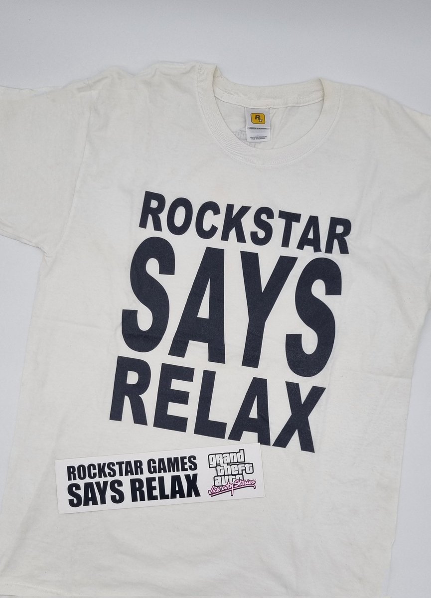 RobCGH's tweet photo. Rockstar Games says Relax. 

#RockstarGames https://t.co/YfZSfGUm6n