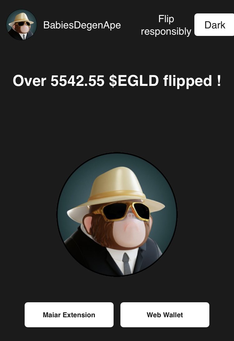 BabiesDegen's tweet photo. Again...an amazing day ! 

You did it #ElrondCommunity almost 5500 $EGLD volume on our gambling game ! Rewards will be insane for our holders #BabiesDegen ! 

Don’t miss your chance to be part of this family ! 🍀
LFG 🚀 #Elrond https://t.co/sod7mOmevn