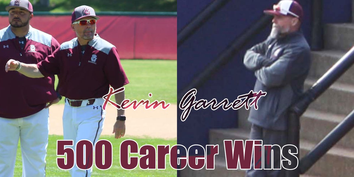 With today's win over Notre Dame, <a href="/ConcordBaseball/">Concord Baseball</a> head coach Kevin Garrett becomes the only active MEC coach with 500 career wins. Congrats Coach!
