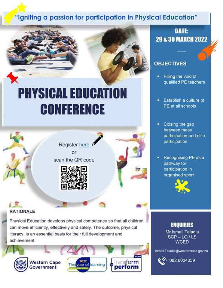 KarenR_Dudley18's tweet photo. • Day 1: Tuesday 29 March 2022.... Join the Livestream https://t.co/COtOCBsbL0
• WCED PHYSICAL EDUCATION CONFERENCE @WCEDnews @ITeladia1 @DebbieSchafer @SalieA_ @DoveWarda @WesternCapeGov @ECKEDOffice @MSED_CURRICULUM @mced_wced @WestCoast_Edu @metropoleeast @teachingconnect https://t.co/bAiceeKOsp