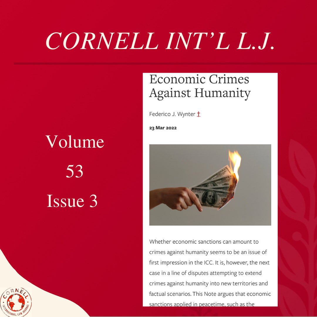 Cornell Int'l L.J. tweet media