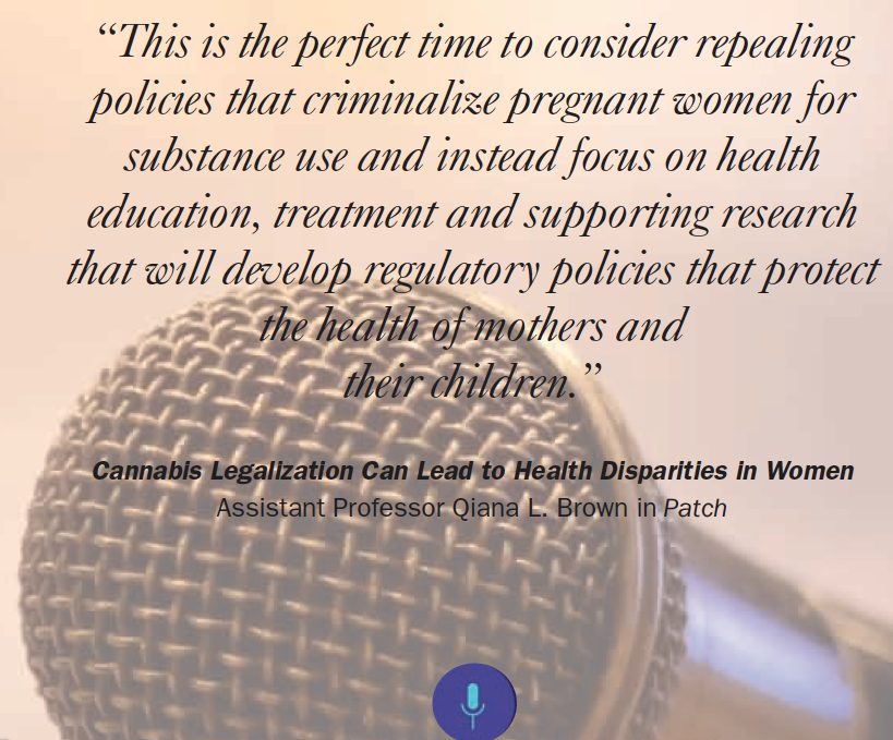 RU_SUREMatCH's tweet photo. Repeal mandatory & voluntary reporting laws that criminalize prenatal substance use. Focus on #treatment, #prevention & #research instead. @RutgersSSW #AlumniMag quotes @QianaBrownPhD's (@RU_SUREMatCH's director) @PatchTweet's interview. https://t.co/TU6E9yZFKn @nasw @NASWNJ https://t.co/Nqm51hhUwQ