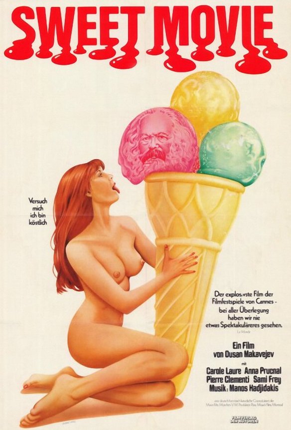 MisErotik's tweet photo. Sweet Movie 1974: Description : After winning the "most virgin" contest, Miss Canada is married to a rich milk… https://t.co/obAX4Kfv56 https://t.co/nhBus79Gjr