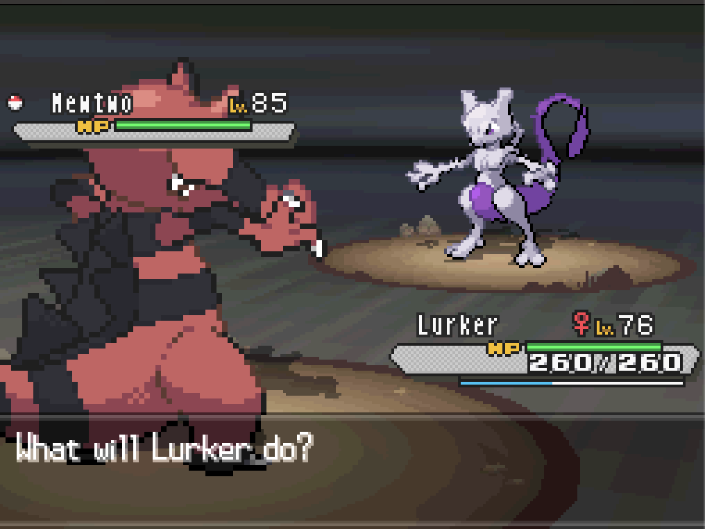 FenrisRobo's tweet photo. @Drayano60 So I found a glitch where I can encounter infinite Mewtwos. Leaving the chamber doesn't make him despair either https://t.co/LW9ik7bc4l