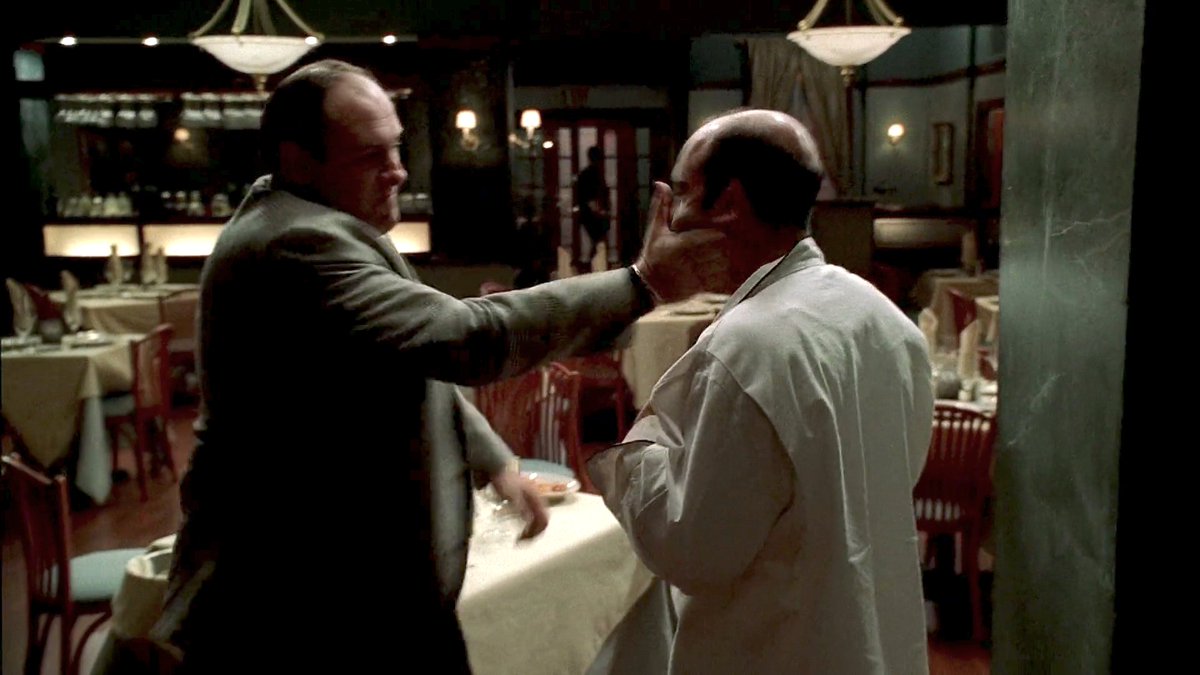 sopranoscaps's tweet image. keep adriana's name out of your fucking mouth