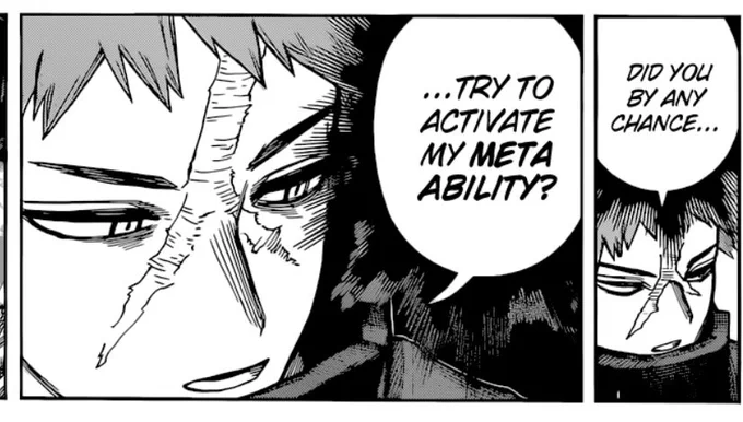 Young people: Quirk 
Grandpa: META ABILITY 
(Just kidding, it's funny, I want to see more the 2nd 🥺🥺 