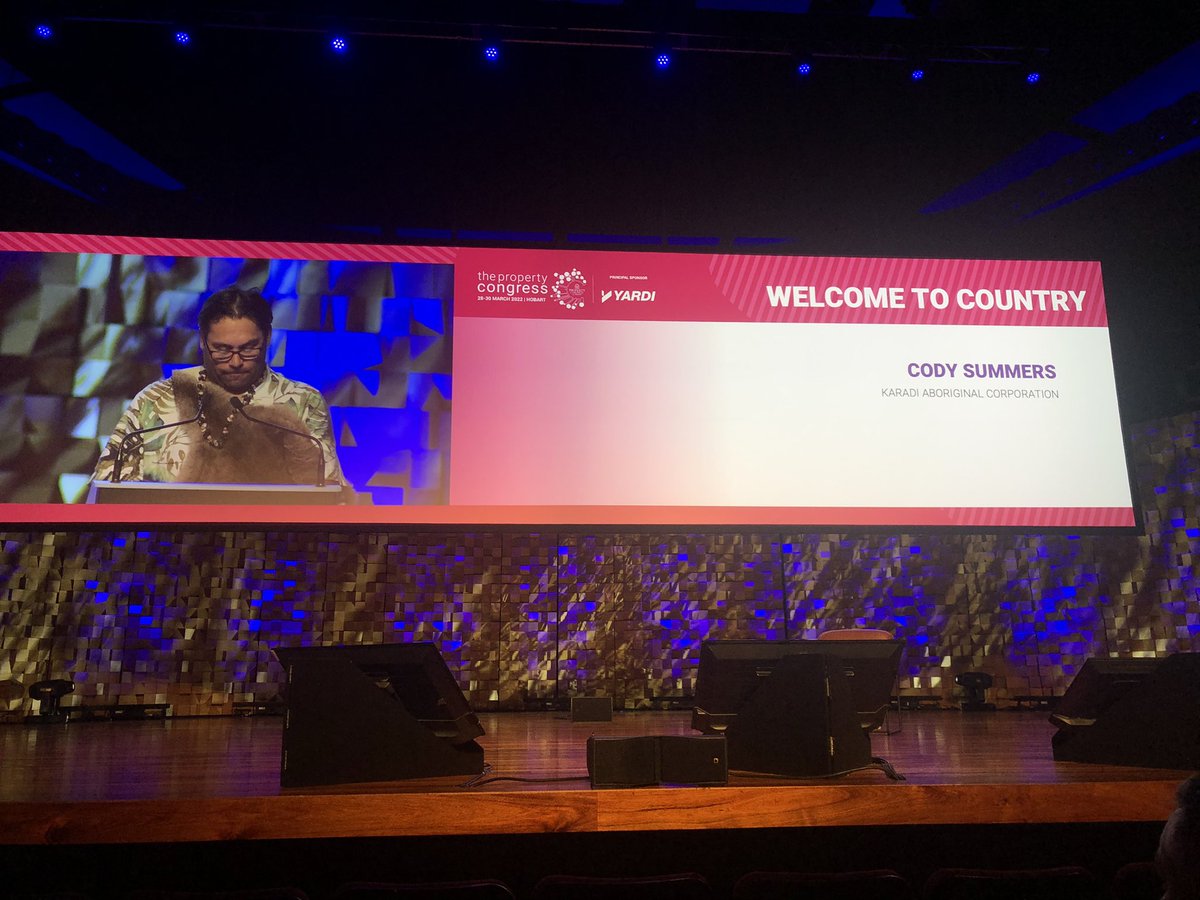 KenMorrison_'s tweet photo. And the #PropertyCongress begins!

A big thank you to Cody Summers for a heartfelt welcome to country for the @PropertyCouncil’s biggest event of the year.

#iworkinproperty https://t.co/Ws7p0Y0L3h