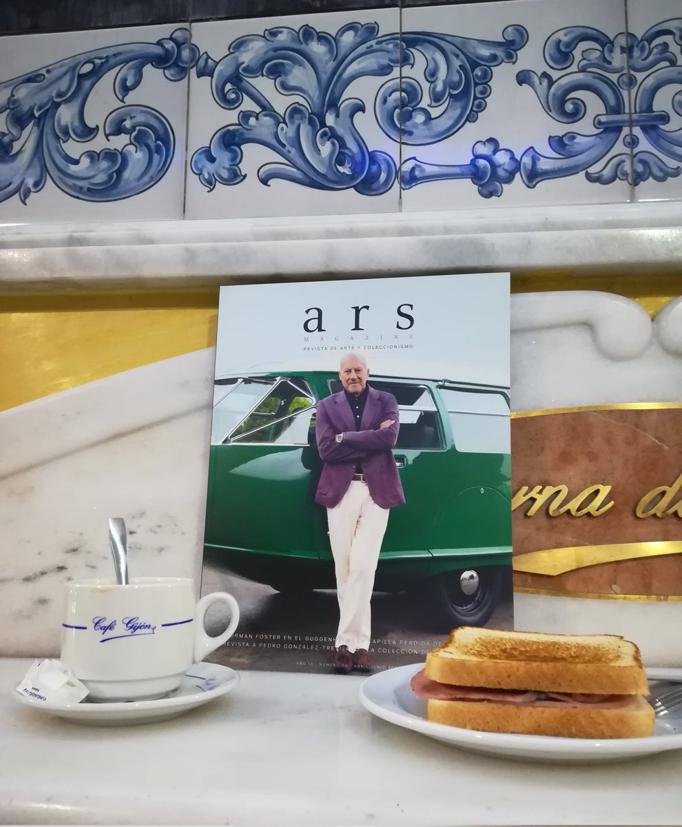 solgmoreno's tweet photo. De viaje (y cafelito) con #ARS54 en mano. ¡Qué ganas de presentároslo! 🤗😍 En breve más info en @ArsMagazine
📷 FOSTER EN PORTADA https://t.co/EHHmo8aiz8