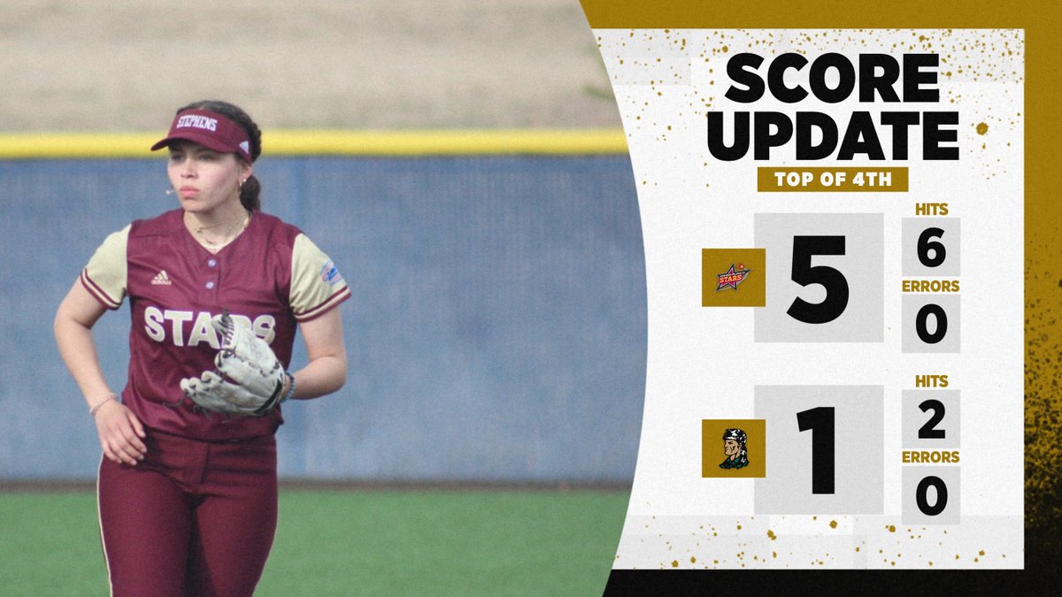 Stars lead the Pioneers 5-1 as they head into the fourth!