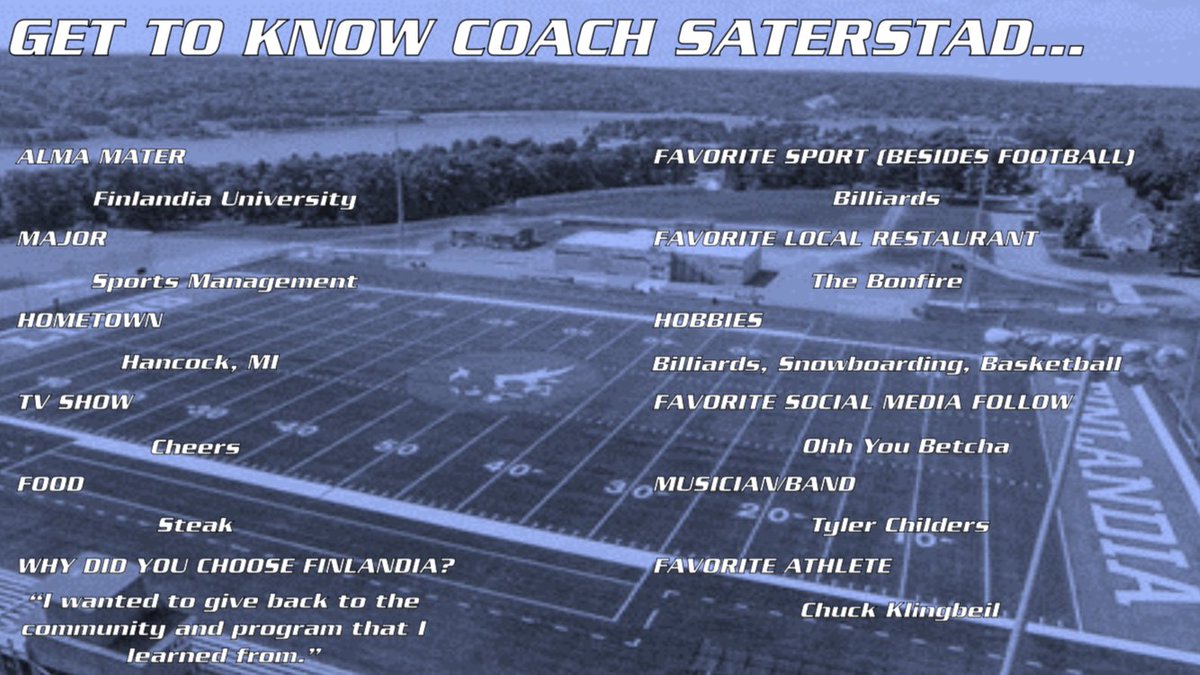 Finlandia University Football tweet media
