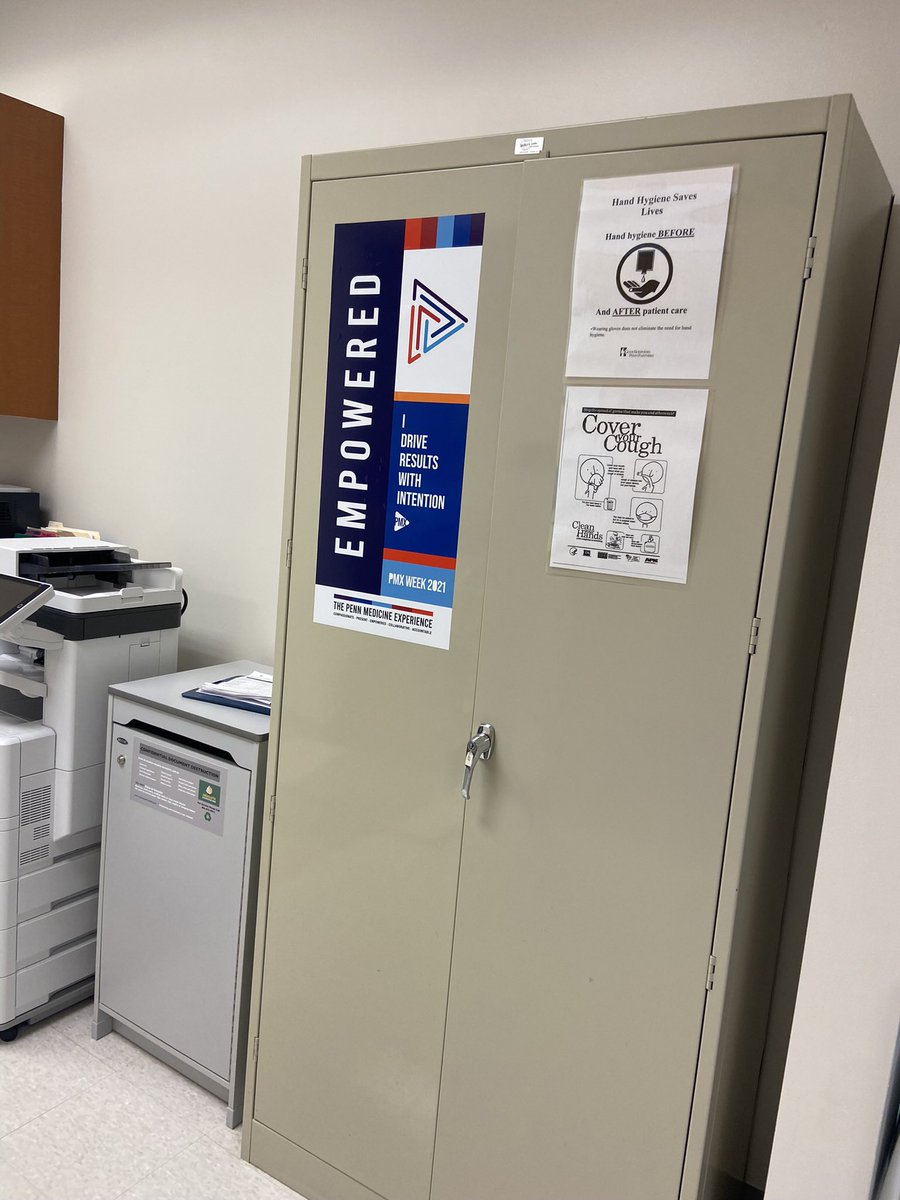 The PMX Standard Empowered spotted in the wild! Empowered locker cling at Good Good Shepard Penn Partners in Yardley PA, where PT partners are empowered to get patients moving again, head to toe - Ortho, Neuro, pelvic floor, TMD, jaw, hands and more.