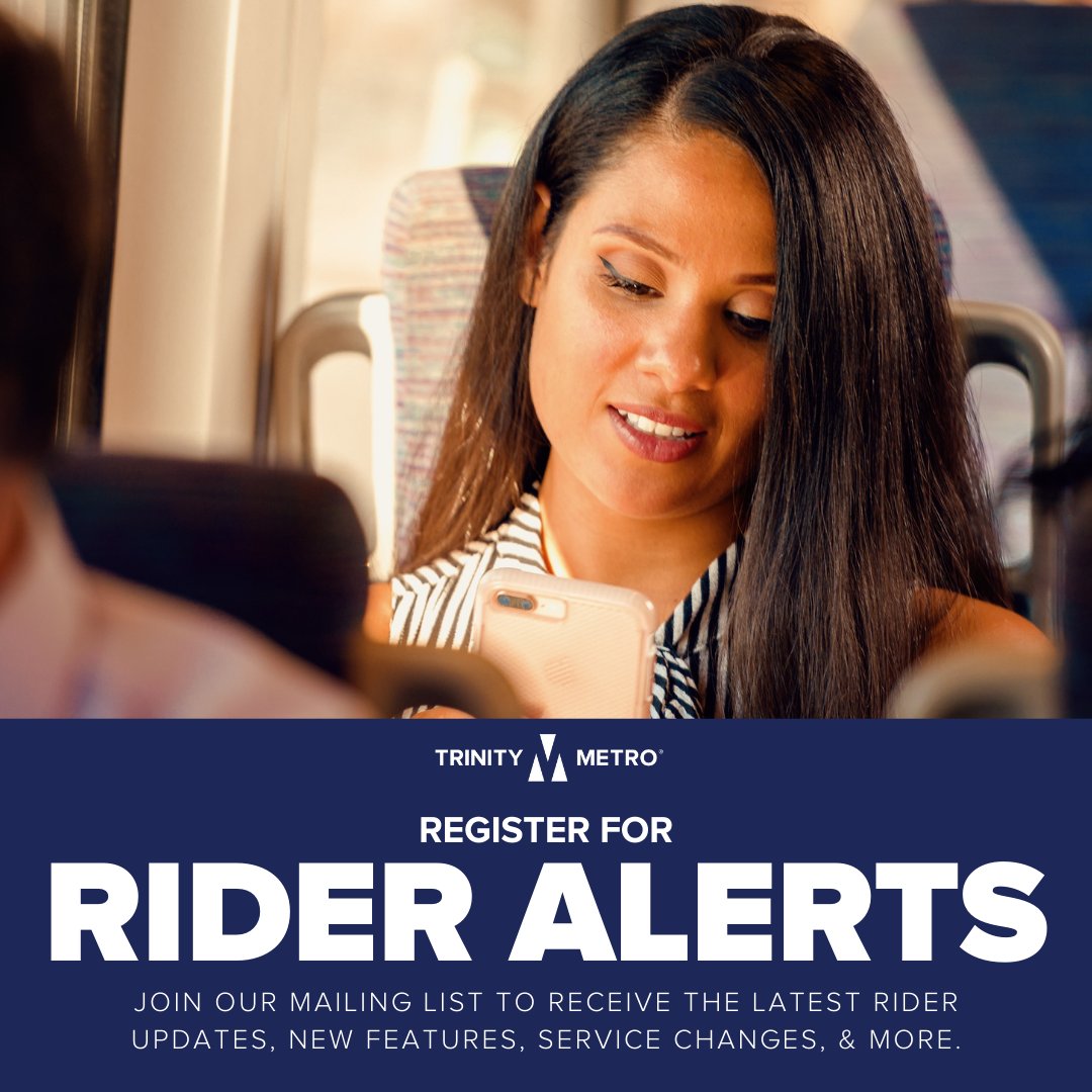 We have a lot in the works and we want to make sure you're up to date! Let's be clear, this isn't some umbrella signup where you get tons of emails that don't concern you; you choose exactly what we send you. tmetro.org/connect