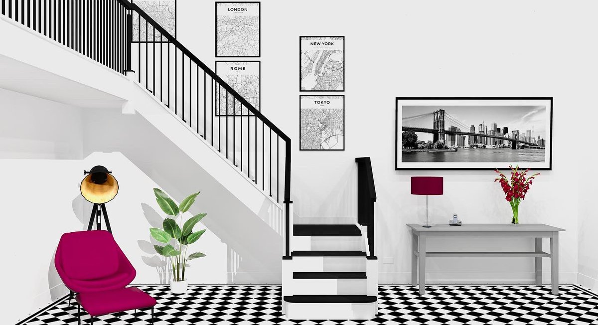HansonStaircase's tweet photo. Combining powder coated Q-Railing posts with standard staircase components for a renovation 3D visual project . 

Call Hanson Staircase Design on 07707 968 412 to discuss how we can support you.

#QRailing
#Bespokeparts
#Staircase
#Design https://t.co/s3cEyMbXz2