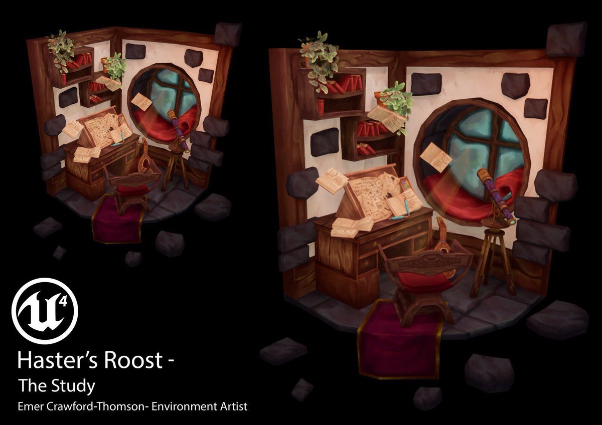 eeth0k's tweet photo. Hello  #VisibleWomen! I’m Emer- Junior Environment Artist at @NoBrakesGames! I love stylised art, watercolour painting and TTRPGs! Let’s be friends! 🌿
🌿 https://t.co/1DgL4rMVgS
🌿 https://t.co/up9DRIVPpg https://t.co/0VZCPkPxMp