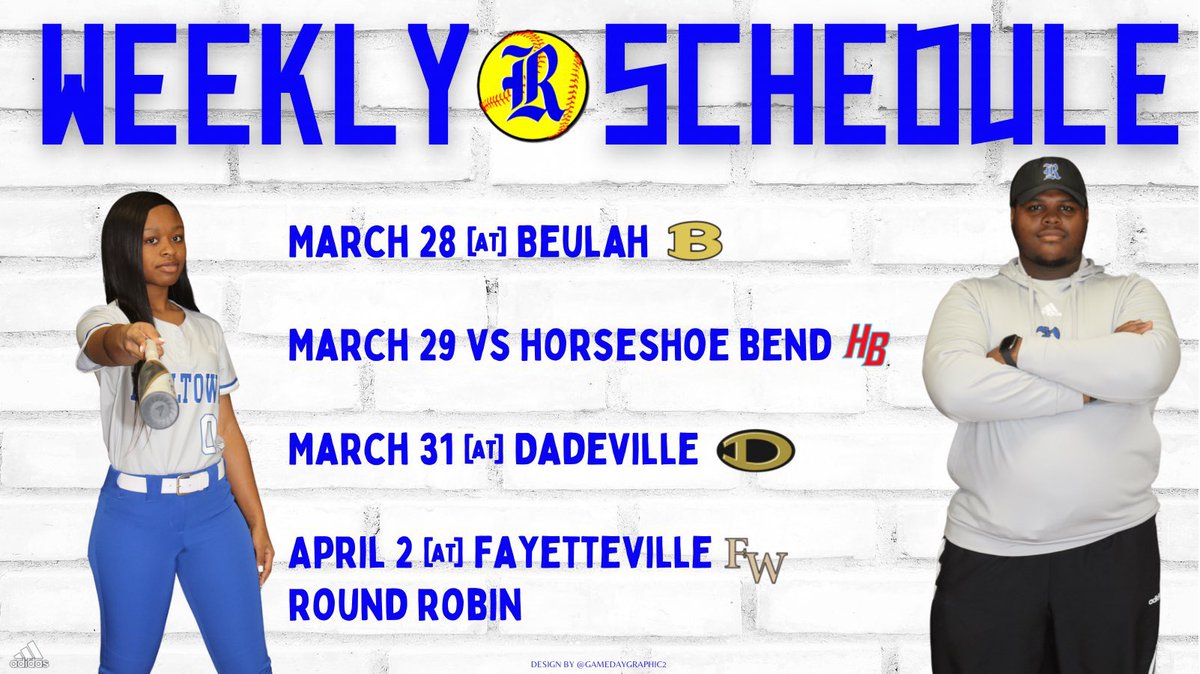 ReelRebelsSB's tweet photo. Reeltown Softball is back in action this week‼️ #ReelSoftball #Team20 @GameDayGraphic2 https://t.co/cIzql4a3sc