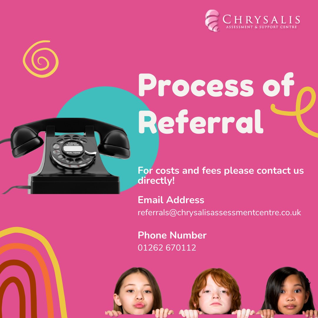 Chrysalis2014's tweet photo. Chrysalis Assessment and Support Centre welcomes inquiries from any professional or agency involved with the family. A formal referral must be submitted by the Local Authority Social Worker.

Learn more: https://t.co/83Wqo6LovZ

#referral #chrysalsis #mentalhealthawareness https://t.co/weKnTR4cYU