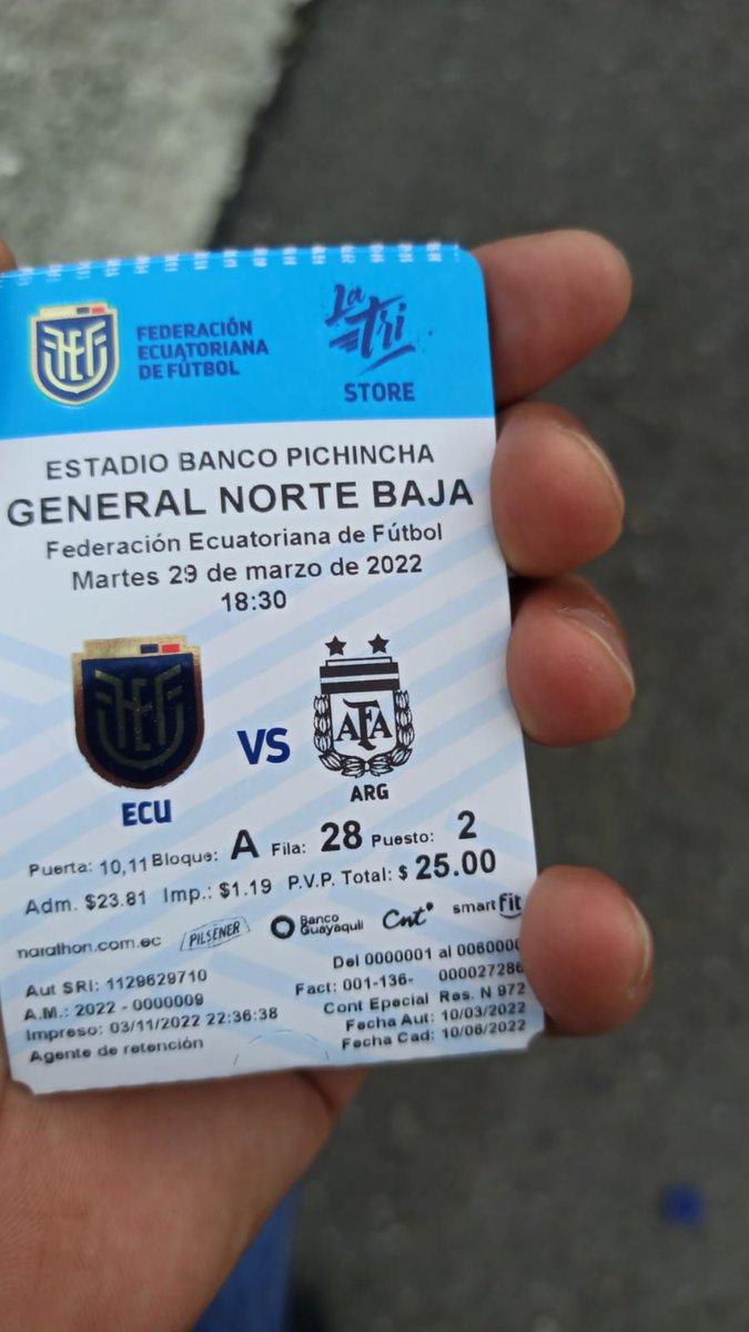 Esta_Persona_'s tweet photo. #entradas #Ecuador #NorteBaja #Argentina #Seleción https://t.co/qCF9BETBpY